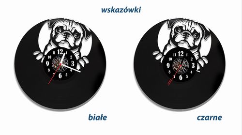 Zegar ścienny z płyty winylowej Mops 102.2 na Arena.pl