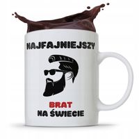Kubek Prezent Dla Brata Najfajniejszy Brat Świata Z Nadrukiem Ze Zdjęciem
