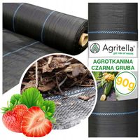 Agrotkanina 90G 1,6x50m Antychwastowa Agrowłóknina Agro Włóknina Gruba UV