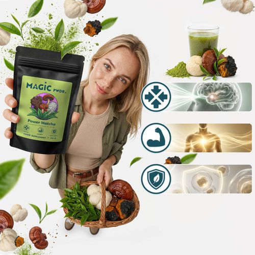 Magic Pwdr – Power Matcha – Energy & Focus Blend 30 g na Arena.pl