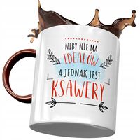 Kubek Bordowy Dla Ksawerego Kolegi Męża Prezent Z Nadrukiem Ze Zdjęciem