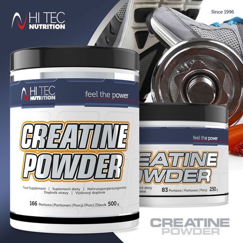 HI TEC Creatine Powder- 250g MONOHYDRAT MASA SIŁA na Arena.pl
