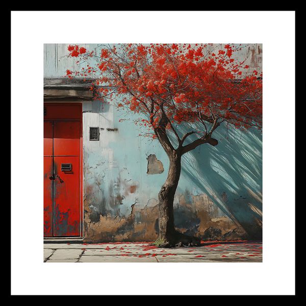 Plakat 30x30cm Widok Na Dawne zdjęcie 3