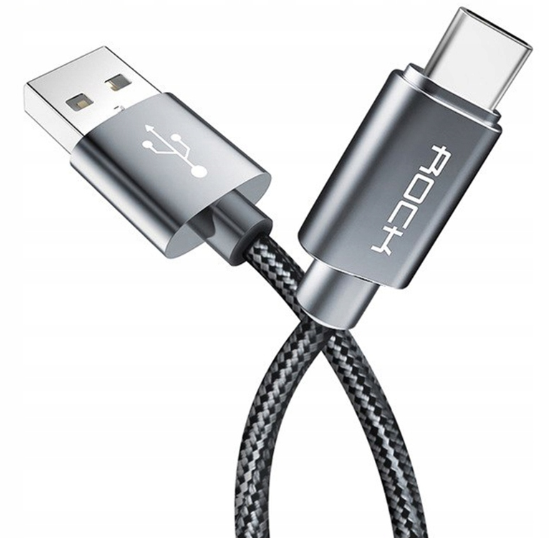 Kabel Rock Ładowarka Usb-C Samsung Huawei Xiaomi zdjęcie 2