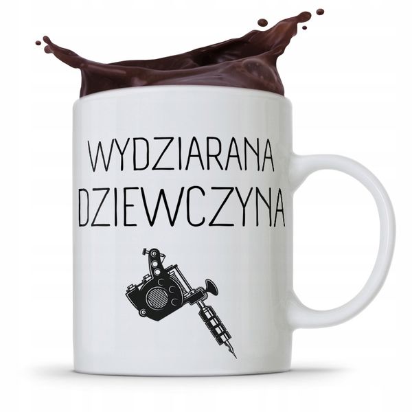 Kubek Prezent Dla Dziewczyny Która Wie Więcej Z Nadrukiem Ze Zdjęciem zdjęcie 1