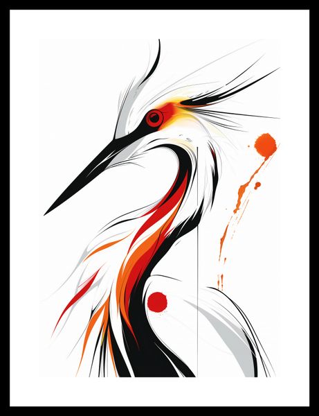 Plakat 25x35cm Bocian zdjęcie 3