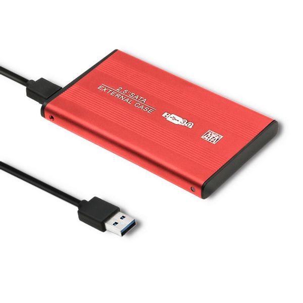 Qoltec Obudowa/kieszeń do dysków HDD/SSD 2.5" SATA3 | USB 3.0 | Czerwony zdjęcie 1