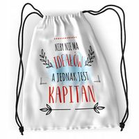 Plecak Dla Kapitana Sportowy Szkolny Worek Torba Z Nadrukiem Ze Zdjęciem