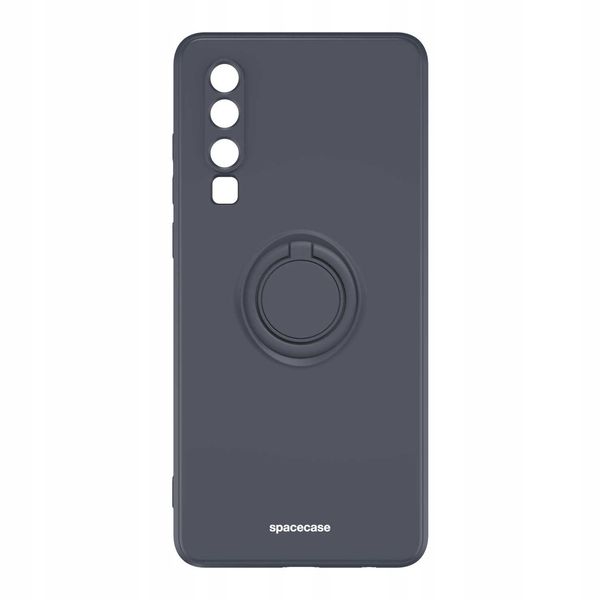 Spacecase Silicone Ring Huawei P30 Black zdjęcie 5