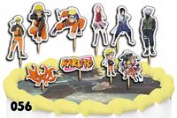 TOPPERY NA TORT OZDOBNE DEKORACJA ZESTAW - NARUTO ANIME BAJKA 10szt.