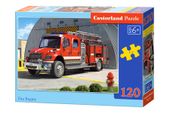 puzzle 120 el. wóz strażacki castorland b-12831-1