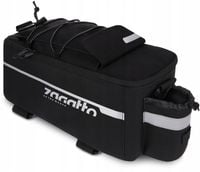 Torba rowerowa sakwa na rower na bagażnik pojemna czarna kufer ZAGATTO