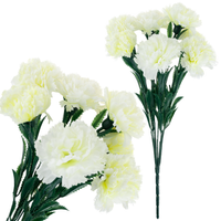 GOŹDZIK SZTUCZNE KWIATY BUKIET GOŹDZIKI GAŁĄZKI DEKORACYJNE DO WAZONU