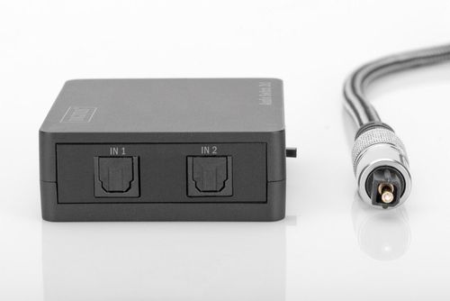 Przełącznik/Switch Audio 2xToslink do 1xToslink, z pilotem na Arena.pl