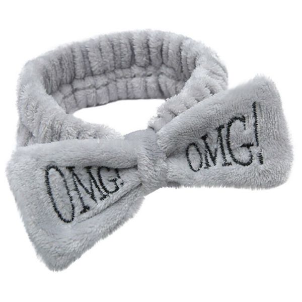 Opaska kosmetyczna szara OMG zdjęcie 1