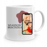 Kubek Prezent Dla Brata Dziecka Własność Braciszka Z Nadrukiem Ze Zdjęciem