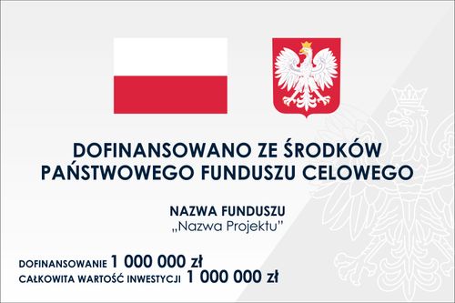 Krajowy Plan Odbudowy KPO TABLICA PCV A3 unijna na Arena.pl