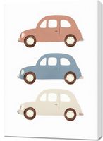 Obraz 70x100cm Wzory dla Dzieci, Chłopca Do Pokoju - Autka