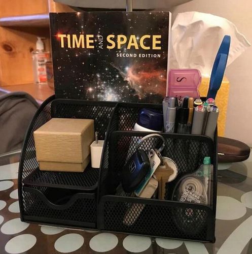 przybornik na biurko - 6 komór - czarny na Arena.pl