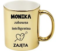 KUBEK ZŁOTY PREMIUM PREZENT DLA ŻONY KOLEŻANKI DZIEWCZYNY URODZINY