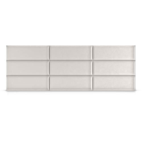 Panel Tapicerowany Ścienny Kremowy 50cm x 15cm na Arena.pl