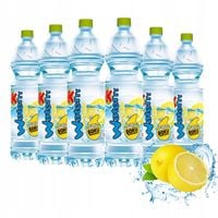 Kubuś Water Napój o smaku cytryny 1,5 l 6 sztuk