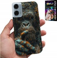 ETUI DO MOTOROLA G34 5G - MAŁPA, MAŁPKA, GORYL, ZWIERZĘTA + FOLIA