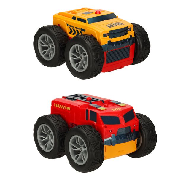Samochód Auto Na Pilota Revolt 2 Sided Rescue Racer Mega Transformacja zdjęcie 4