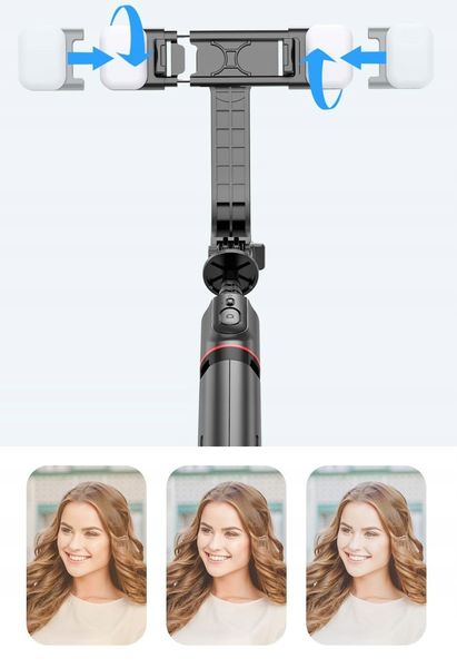 Feegar Kijek Do Selfie Stick Tripod Bluetooth Led zdjęcie 15
