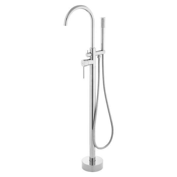 Bateria wannowo prysznicowa wolnostojąca chrom - Yoka zdjęcie 4