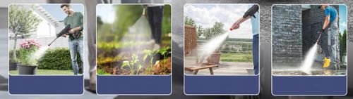 MYJKA CIŚNIENIOWA AKUMULATOROWA DO OKIEN OGRODU KOSTKI 2X AKUMULATOR ZESTAW na Arena.pl