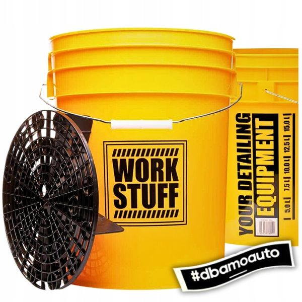 WORK STUFF WASH WIADRO DO MYCIA SAMOCHODU AUTA Z SEPARATOREM BRUDU 20l zdjęcie 1