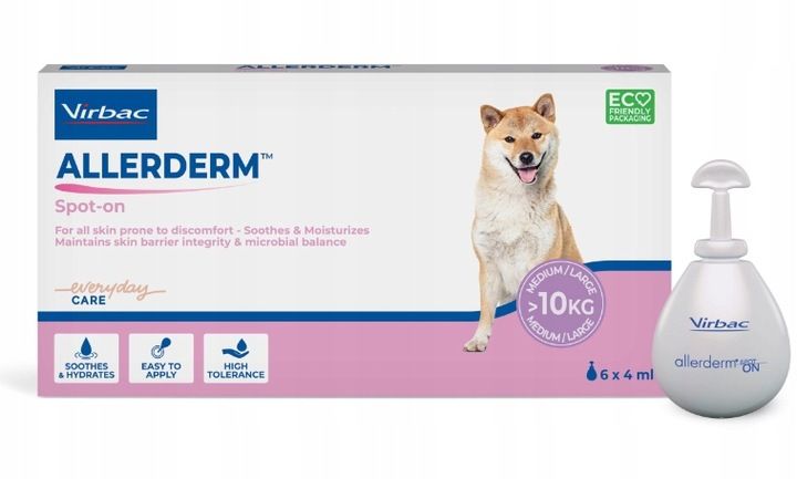 Virbac Allerderm Spot-On 4 ml X 6 pipet zdjęcie 1