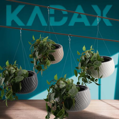 Donica Doniczka Wisząca Okrągła Misa Biała 29,5cm na Arena.pl