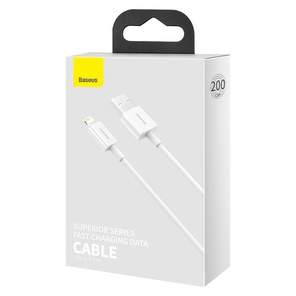 Superior kabel przewód USB Iphone Lightning 2.4A 2m Biały zdjęcie 5