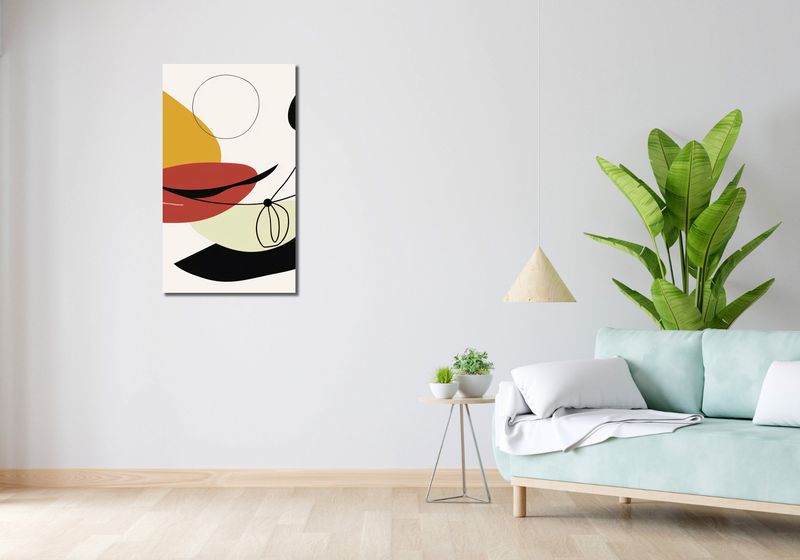 Obraz 50x90cm Geometryczna Krzywizna zdjęcie 2