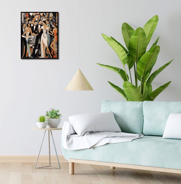 Plakat 40x50cm Bal w Art Deco zdjęcie 4
