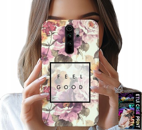 ETUI DO XIAOMI NOTE 8 PRO - KWIATISTY WZÓR, MODNE DAMSKIE + SZKŁO na Arena.pl