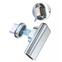 beline adapter magnetyczny usb-c 100w    srebrny/silver dac blnam01