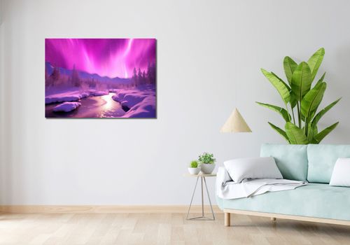Obraz 100x70cm Aurora Nad Niebiem na Arena.pl