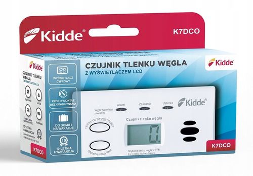 Czujnik tlenku węgla (czadu) KIDDE K7DCO na Arena.pl