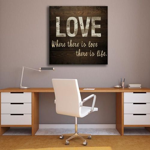 Obraz na płótnie - Canvas, Where there is love 40x40 na Arena.pl