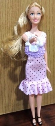 Ubranka dla Lalek SUKNIA TOREBKA BUTY sukienka Ciuchy A1 zdjęcie 5