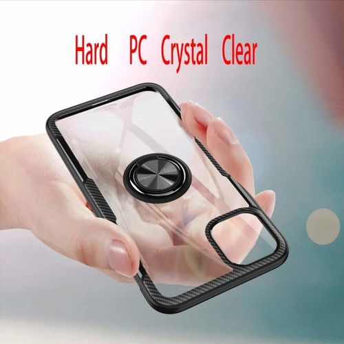 Etui Pancerne Clear Carbon Ring Iphone 11 Pro Czarne na Arena.pl