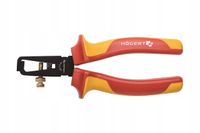 Szczypce do ściągania izolacji 160mm, certyfikat VDE 1000V, Hoegert Technik