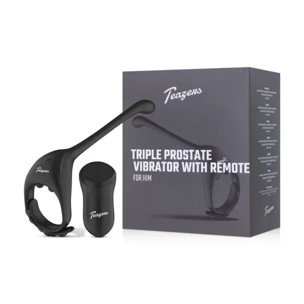 Teazers Triple Prostate Vibrator with Remote zdjęcie 1