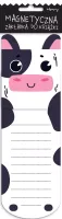 Zakładka Magnetyczna Z Notatnikiem, Krówka