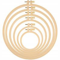 Tamborki tamborek zestaw 6 tamborków do haftowania z tworzywa sztucznego