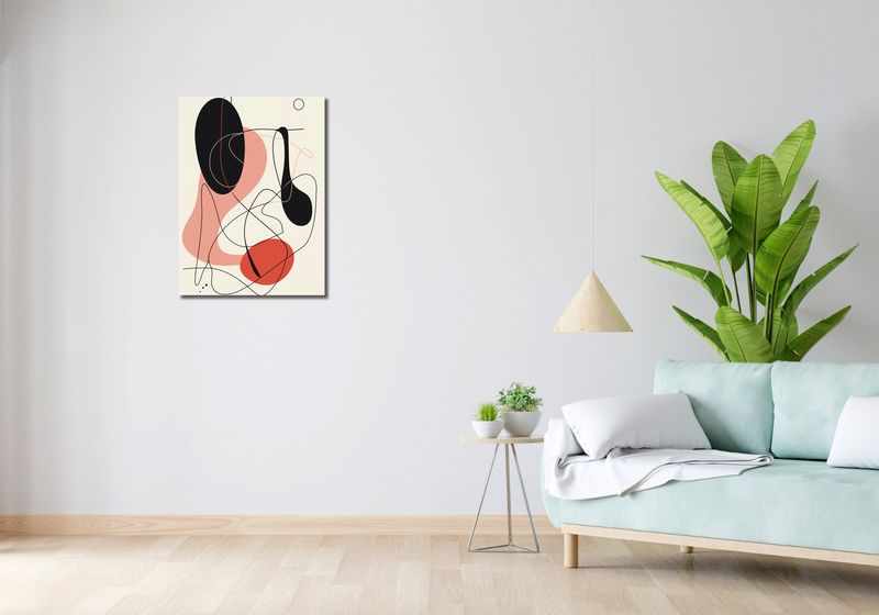 Obraz 50x70cm Wibracje Abstrakcji zdjęcie 2