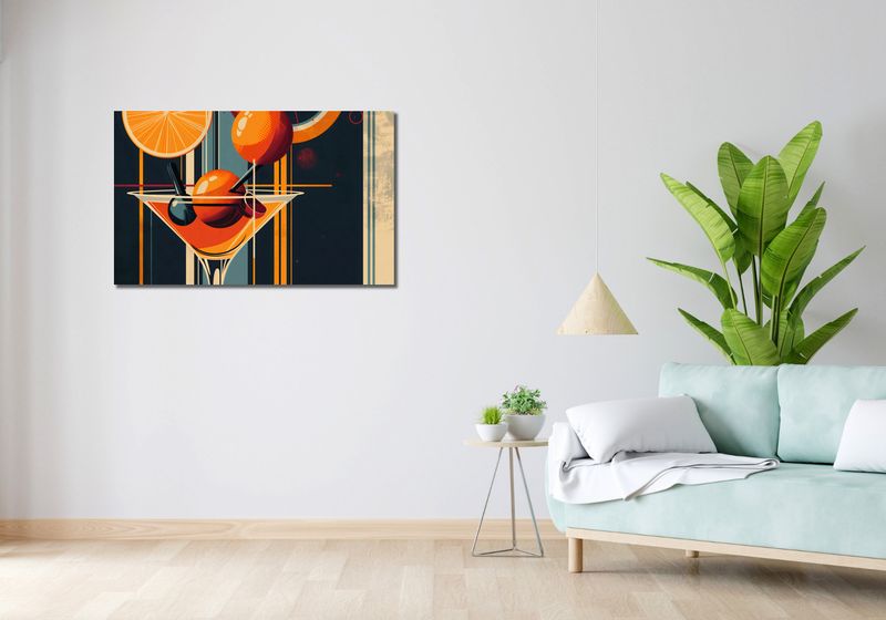 Obraz 100x60cm Koktajl w Stylu zdjęcie 2
